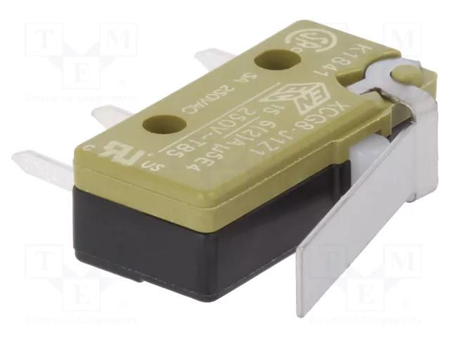 Microswitch SNAP ACTION; 0.1A/125VAC; with lever; SPDT; ON-(ON) SAIA-BURGESS XCG8-J1Z1