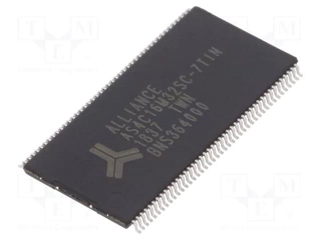 IC: DRAM memory; 512MbDRAM; 16Mx32bit; 3÷3.6V; 133MHz; 5.4ns ALLIANCE MEMORY AS4C16M32SC-7TIN