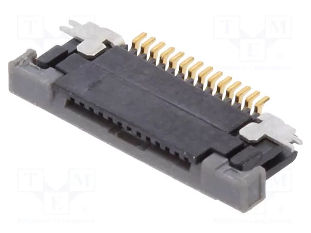 Connector: FFC/FPC; gold-plated; SMT; 500mA; 50V; SFV; PIN: 14; 0.5mm AMPHENOL COMMUNICATIONS SOLUTIONS SFV14R-3STBE1HLF/C