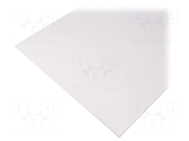 Sheet; Dim: 500x1000mm; Thk: 5mm; white; 0.5m2 ANTALIS ANT484731.05001000