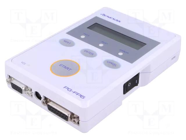 Programmer: microcontrollers; RENESAS; RS232,USB; 256MB RENESAS PG-FP6