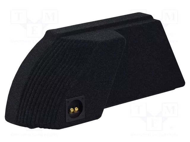 Car loudspeaker enclosure; MDF; black melange; 250mm; Subaru BASSER OBGL.SUBARU.02R