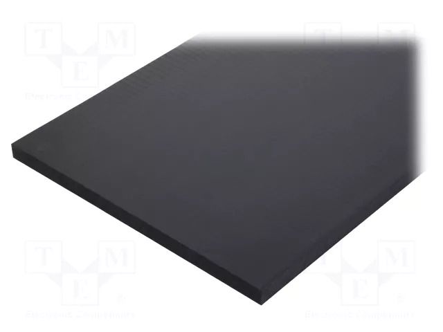 Sheet; Dim: 300x500mm; Thk: 8mm; black; 0.15m2 MITSUBISHI CHEMICAL ADV. MATERIALS 17001194B008030005