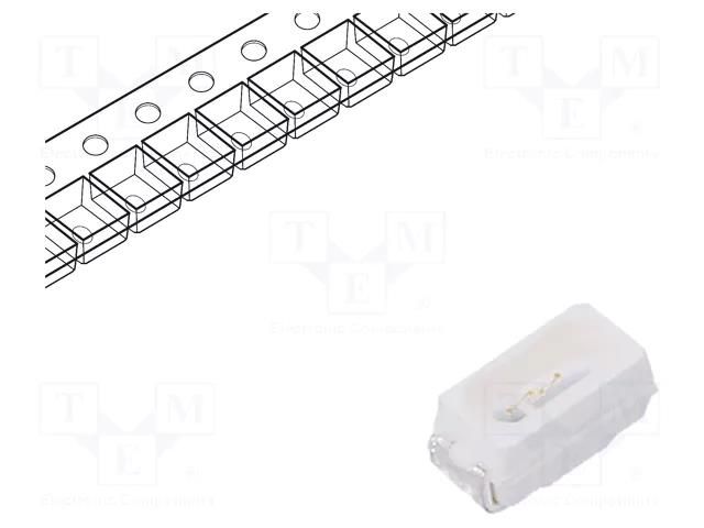 LED; blue; SMD; 3014,PLCC2; 230÷530mcd; 2.8÷3.4VDC; 3x1.32x1.4mm REFOND RF-BNRC13TS-CE