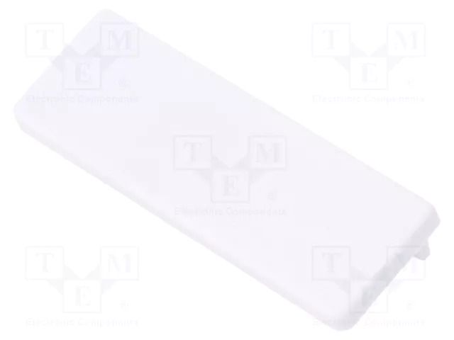 Cap for LED profiles; white; 2pcs; ABS; WIDE24 TOPMET TOP-84040001
