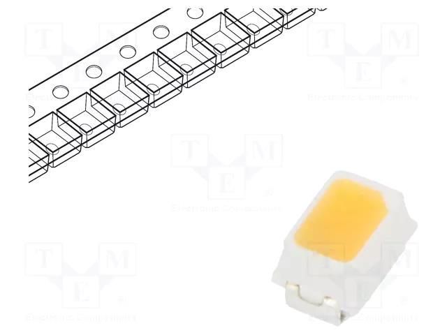 LED; white warm; SMD; 2014,Mini PLCC2; 4÷8lm; 2780-3110K; 90; 120° REFOND RF-W30TK14DS-EC-Y