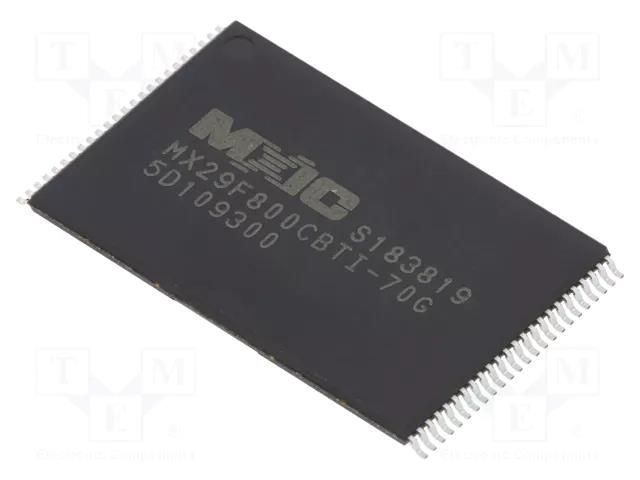 IC: FLASH memory; 8MbFLASH; 70ns; TSOP48 II; parallel MACRONIX INTERNATIONAL MX29F800CBTI-70G
