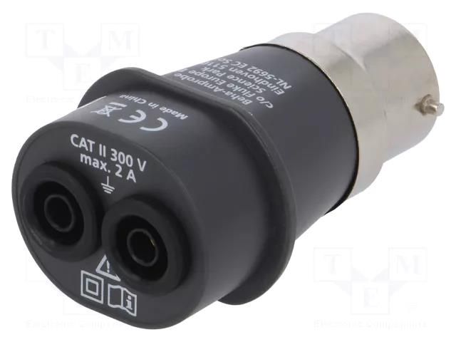 Adapter; 4mm; Cap: B22 BEHA-AMPROBE ADPTR-B22-EUR