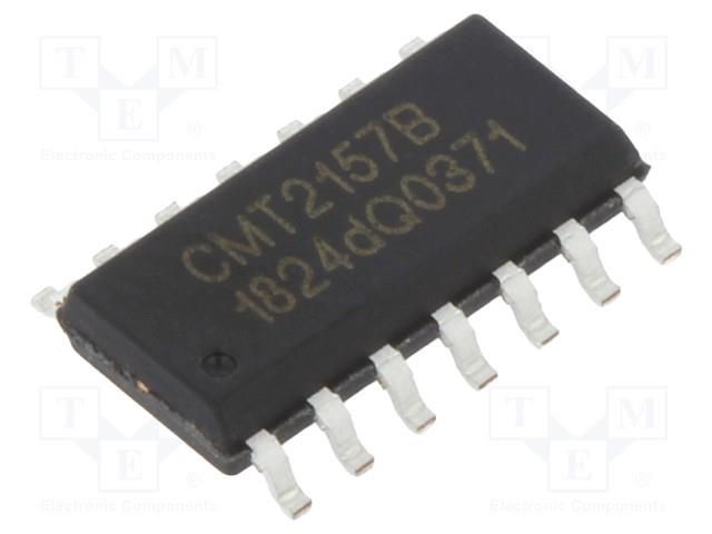 IC: transmitter RF; 1.8÷3.6VDC; 3-wire SPI; SMD; SOP14; 13dBm HOPE MICROELECTRONICS CMT2157B-ESR