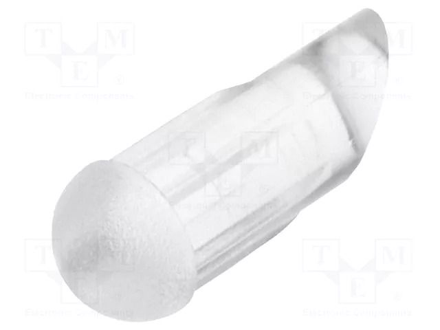 Fiber for LED; L: 5.7mm; round; Front: convex MENTOR 1282.3000