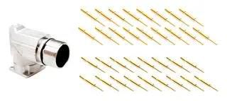 SENSOR CONN, M23, RCPT, 17POS, PANEL MA7RAE1702-KIT