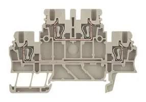 DIN RAIL TERMINAL BLOCK, 4POS, 16AWG 1791100000