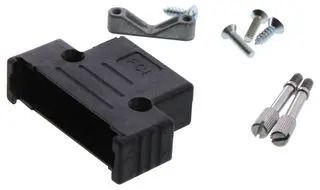 D-SUB HOOD, 180DEG, DA, THERMOPLASTIC 10070163-01LF