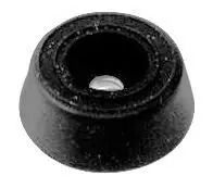 Rubber Foot with Metal Washer - 7/8" Diameter x 5/16" Thickness 9120