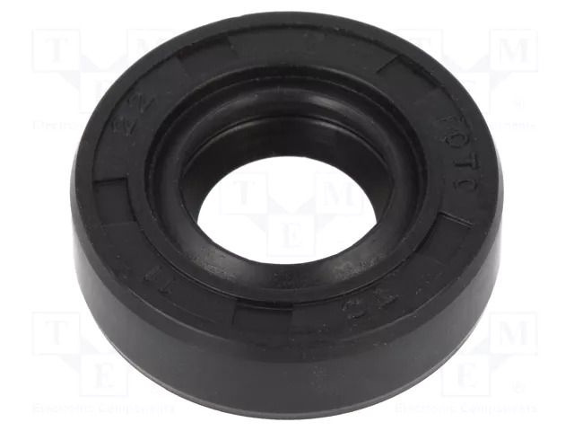 Oil seal; NBR caoutchouc; Thk: 7mm; -40÷100°C; Shore hardness: 70 ORING USZCZELNIENIA TECHNICZNE S-11X22X7-AOTC-N