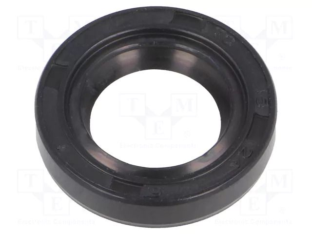 Oil seal; NBR caoutchouc; Thk: 5mm; -40÷100°C; Shore hardness: 70 ORING USZCZELNIENIA TECHNICZNE S-15X24X5-AOTC-N