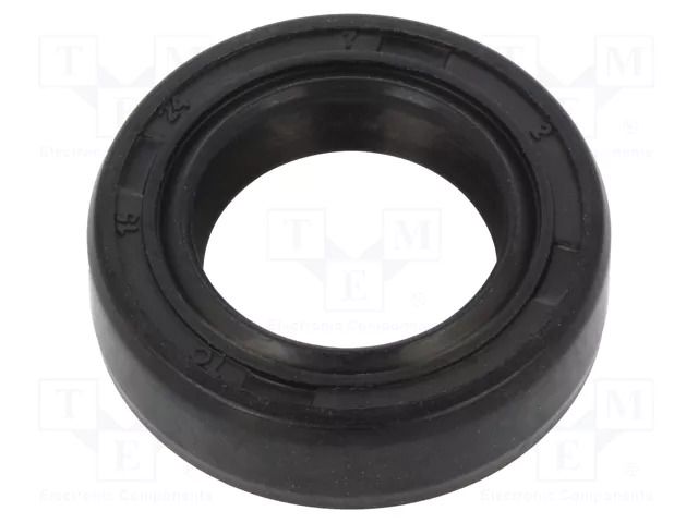 Oil seal; NBR caoutchouc; Thk: 7mm; -40÷100°C; Shore hardness: 70 ORING USZCZELNIENIA TECHNICZNE S-15X24X7-AOTC-N