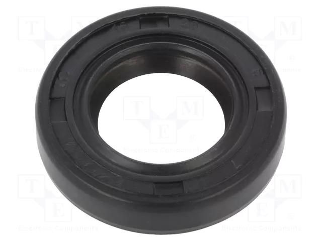 Oil seal; NBR caoutchouc; Thk: 6mm; -40÷100°C; Shore hardness: 70 ORING USZCZELNIENIA TECHNICZNE S-15X26X6-AOTC-N