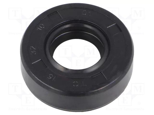 Oil seal; NBR caoutchouc; Thk: 10mm; -40÷100°C; Shore hardness: 70 ORING USZCZELNIENIA TECHNICZNE S-15X32X10-AOTC-N