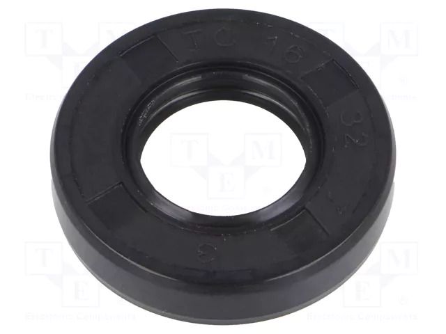 Oil seal; NBR caoutchouc; Thk: 7mm; -40÷100°C; Shore hardness: 70 ORING USZCZELNIENIA TECHNICZNE S-16X32X7-AOTC-N