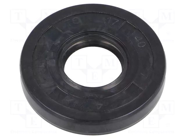 Oil seal; NBR caoutchouc; Thk: 7mm; -40÷100°C; Shore hardness: 70 ORING USZCZELNIENIA TECHNICZNE S-17X40X7-AOTC-N