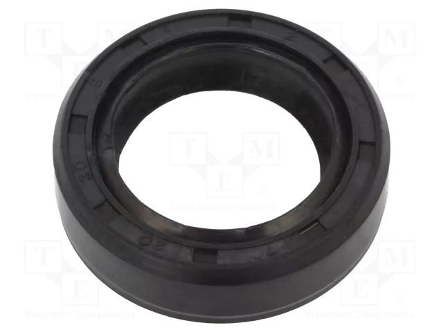 Oil seal; NBR caoutchouc; Thk: 8mm; -40÷100°C; Shore hardness: 70 ORING USZCZELNIENIA TECHNICZNE S-20X30X8-AOTC-N