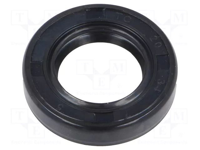 Oil seal; NBR caoutchouc; Thk: 7mm; -40÷100°C; Shore hardness: 70 ORING USZCZELNIENIA TECHNICZNE S-20X34X7-AOTC-N