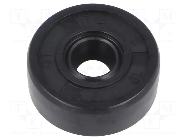 Oil seal; NBR caoutchouc; Thk: 7mm; -40÷100°C; Shore hardness: 70 ORING USZCZELNIENIA TECHNICZNE S-6X19X7-AOTC-N