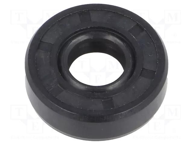 Oil seal; NBR caoutchouc; Thk: 7mm; -40÷100°C; Shore hardness: 70 ORING USZCZELNIENIA TECHNICZNE S-9X22X7-AOTC-N