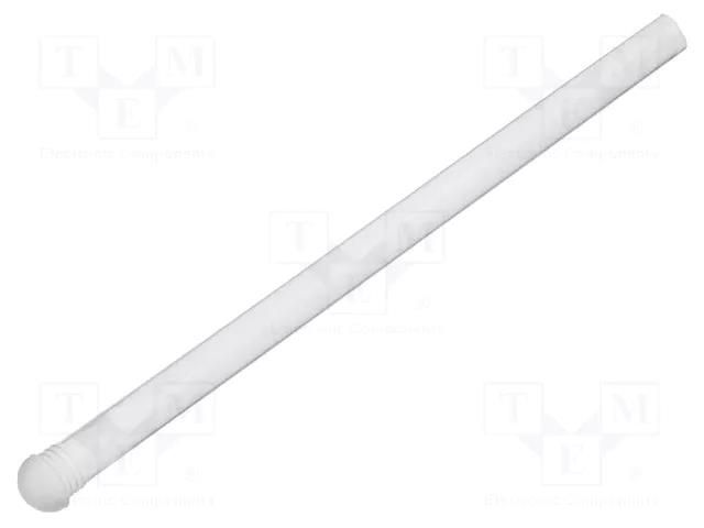 Fiber for LED; Ø3.2mm; L: 45mm; round; Front: convex; straight MENTOR 1282.5001