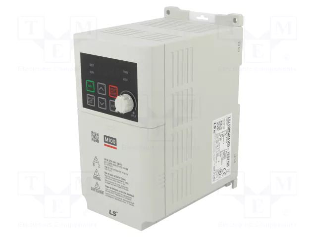Inverter; Max motor power: 0.75kW; Usup: 200÷240VAC; 0÷400Hz; IN: 7 LS ELECTRIC LSLV0008M1001EOFNA