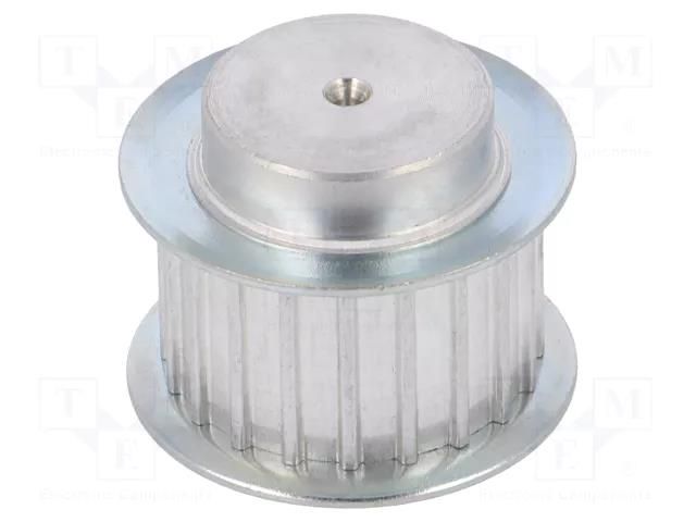 Belt pulley; AT5; W: 10mm; whell width: 21mm; Ø: 30.6mm; aluminium OPTIBELT 21-AT5-20-200ZA