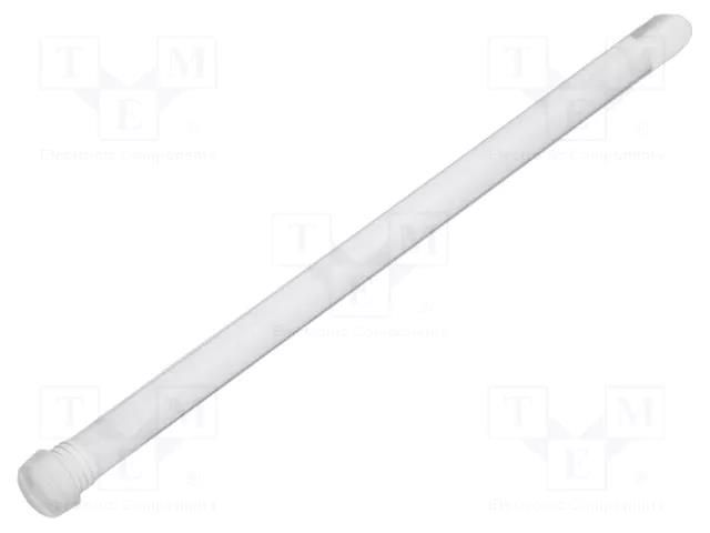 Fiber for LED; Ø3.2mm; L: 43.75mm; round; Front: convex; straight MENTOR 1282.8001