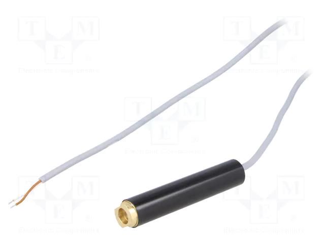 Module: laser; 7mW; red; ellipse; 635nm; 4.5÷6VDC; 30÷150mA Laser Components FP-D-635-7-E-F