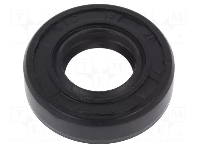 Oil seal; NBR caoutchouc; Thk: 7mm; -40÷100°C; Shore hardness: 70 ORING USZCZELNIENIA TECHNICZNE S-13X26X7-AOTC-N