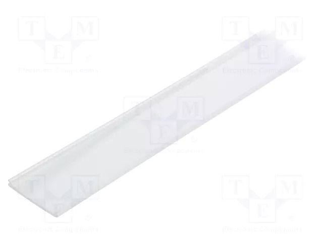Cover for LED profiles; transparent; 1m; Kind of shutter: C9 TOPMET TOP-V3450016