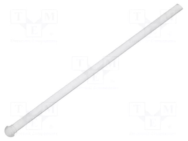 Fiber for LED; Ø2mm; L: 44.25mm; round; Front: convex; straight MENTOR 1292.7001