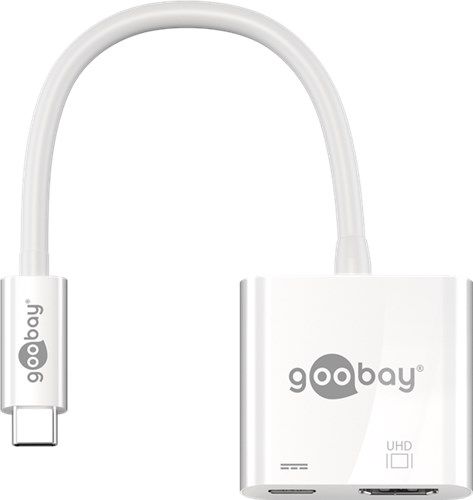 USB-C™ Adapter to HDMI™ 4K @ 60 Hz, White, 1 pc. in polybag, 0.145 m - extends a USB-C™ port by an HDMI™ connection 62110