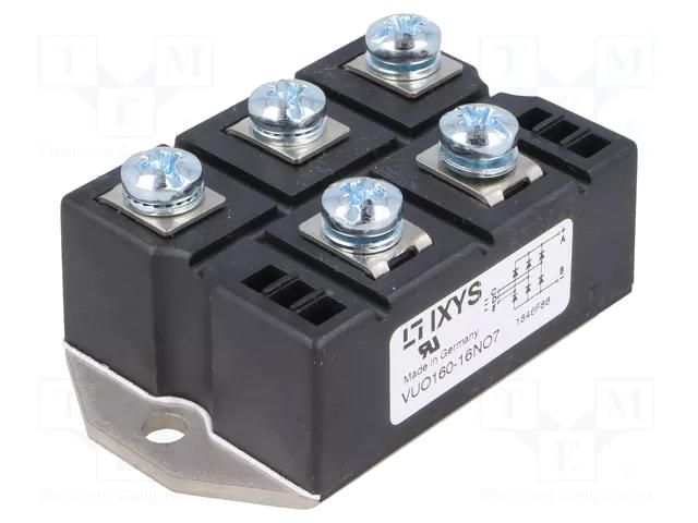 Bridge rectifier: three-phase; Urmax: 1.6kV; If: 175A; Ifsm: 1.8kA IXYS VUO160-16NO7