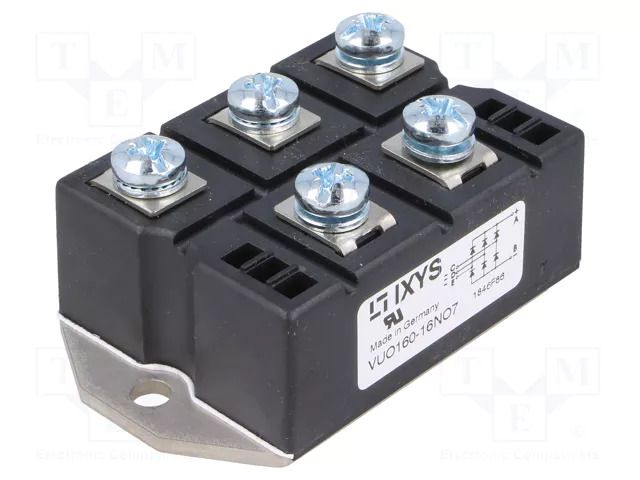 Bridge rectifier: three-phase; Urmax: 1.6kV; If: 175A; Ifsm: 1.8kA IXYS VUO160-16NO7