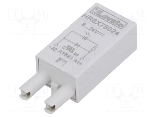 Module protecting; HR30,HR50,HR60 LOVATO ELECTRIC HR6X78024