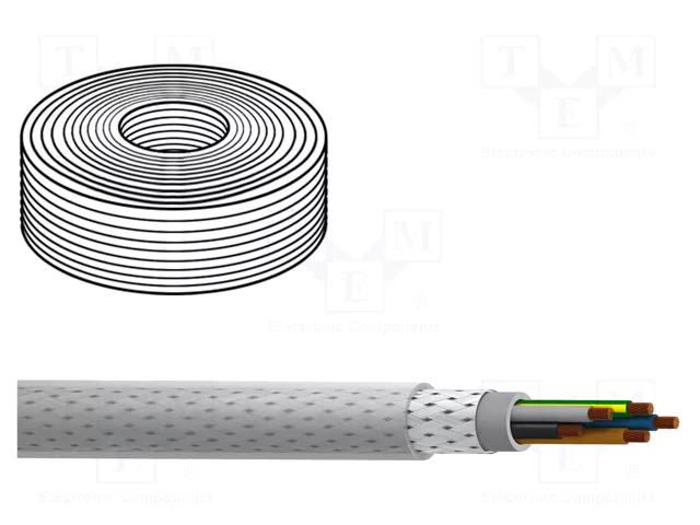 Wire; MACHFLEX 375CY; 5G0.75mm2; shielded,tinned copper braid BELDEN C5GBCY-KC50