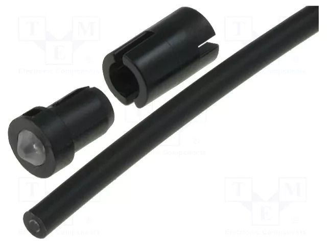 Fiber for LED; Ø: 1mm; L: 150mm; round; flexible MENTOR 1298.1001