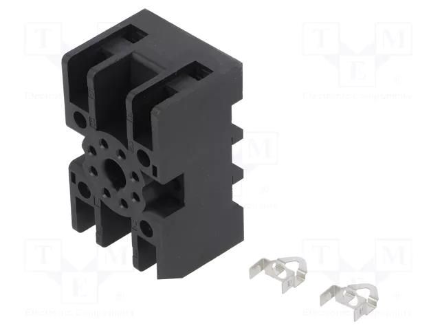 Relays accessories: socket; on panel,for DIN rail mounting IDEC SR2P-05C
