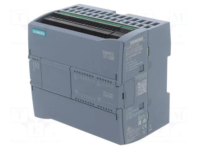 Module: PLC programmable controller; OUT: 10; IN: 14; S7-1200; IP20 SIEMENS 6ES7214-1HG40-0XB0