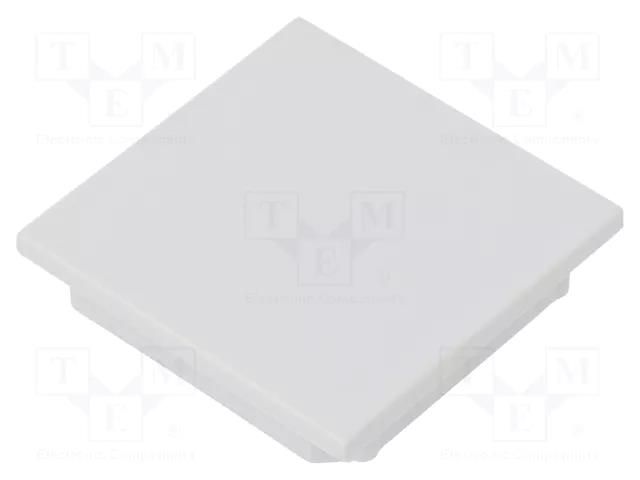 Cap for LED profiles; grey; 2pcs; ABS; VARIO30-08 TOPMET TOP-V4600022