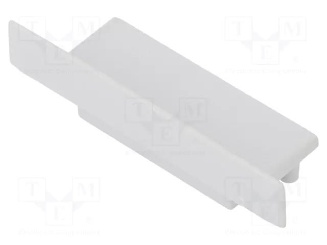 Cap for LED profiles; grey; 2pcs; ABS; VARIO30-06 TOPMET TOP-V4920022