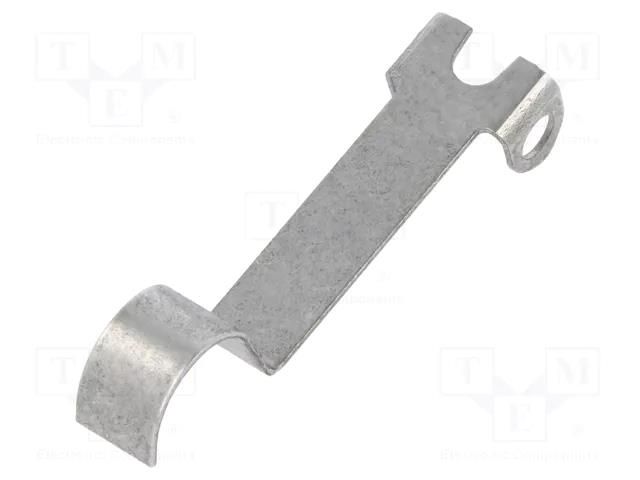 Lever with roller simulation; DC; 19mm; Colour: silver; DC ZF 6141237