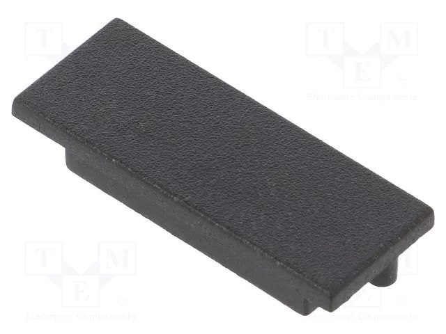 Cap for LED profiles; black; 2pcs; ABS; VARIO30-01 TOPMET TOP-V4870002