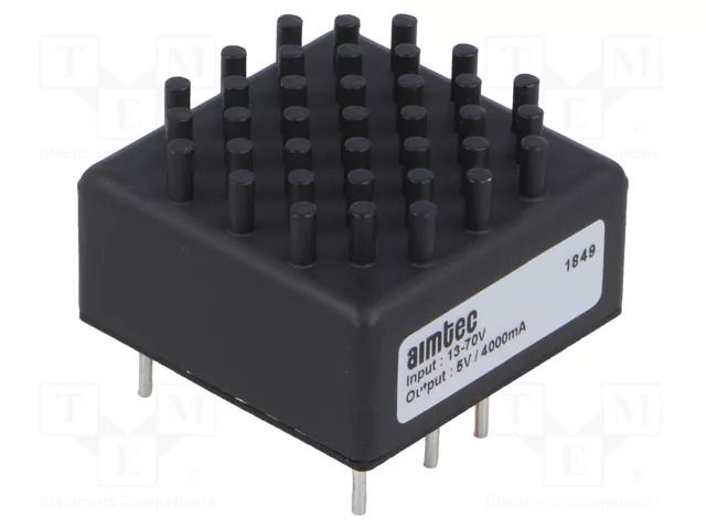 Converter: DC/DC; 20W; Uin: 13÷70VDC; Uout: 5VDC; Iout: 4A; 1"x1" AIMTEC AM20CWR-2405SZK